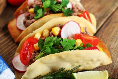 Meksika yemeği taco 'su