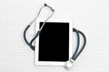 stetoskop tıbbi tablet