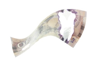 Kanada 10 doları, izole