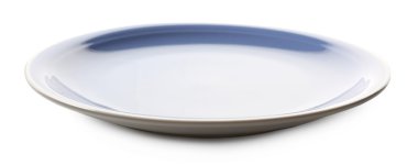 Boş renkli plaka üzerinde beyaz izole