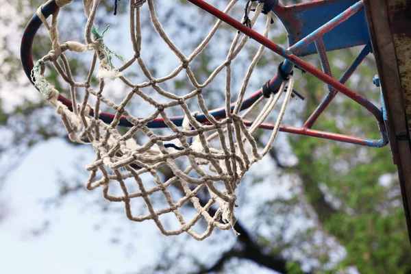 Basketball hoop close up — Stock Photo, Image