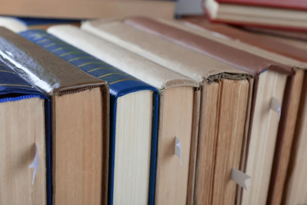 Stapel boeken close-up — Stockfoto