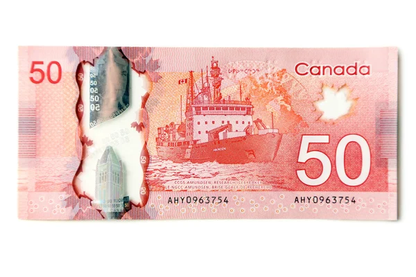 Canadian 50 Dollar, terisolasi — Stok Foto