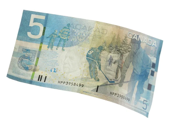 Dolar kanadyjski 5 — Zdjęcie stockowe