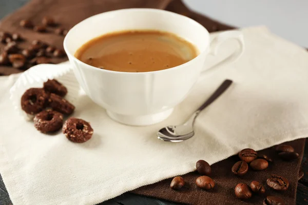 Cup of coffee on table — Stock Photo, Image