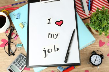 İşimi seviyorum.