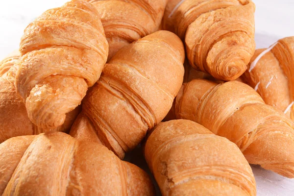 Finom croissant-t közelről — Stock Fotó