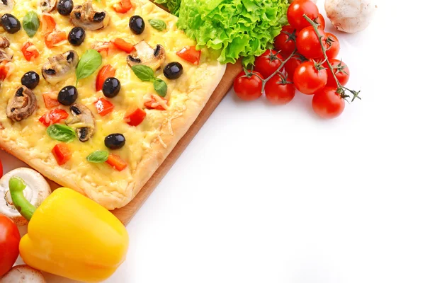 Delicious homemade pizza — Stock Photo, Image