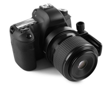 dijital fotoğraf makinesi üzerinde beyaz izole