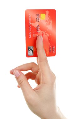 El ele tutuşan kredi kartı