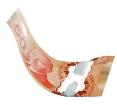 beyaz izole Kanada 50 Doları