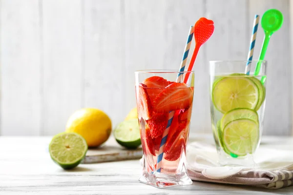 Cocktails aux fraises fraîches — Photo