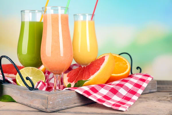 Frische Sommercocktails — Stockfoto