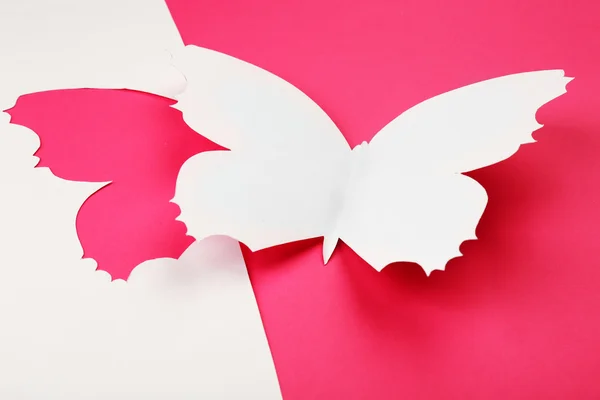 Knipsel papier vlinder — Stockfoto