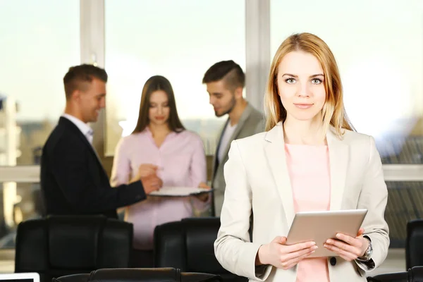 Businesswoman Conference Room — Stock Photo, Image