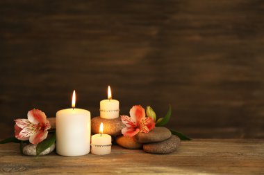 Mumlar ile güzel kompozisyon