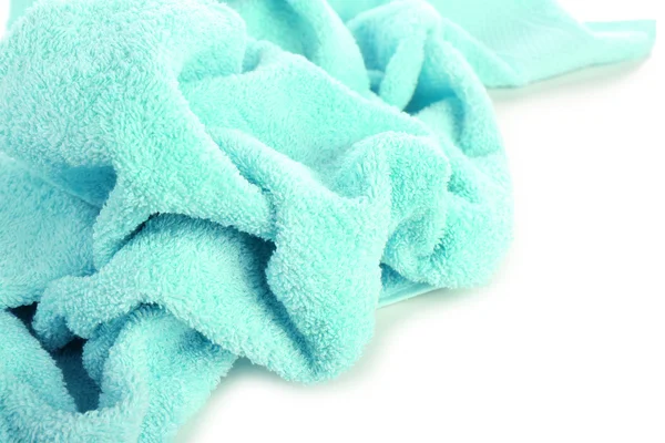 Terry towel isolated on white — Stock Photo, Image