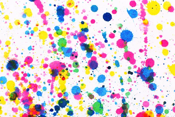 Salpicaduras coloridas de pintura como fondo — Foto de Stock