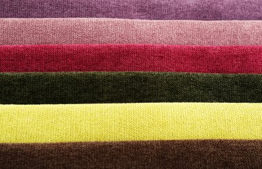 renkli doku artıkları