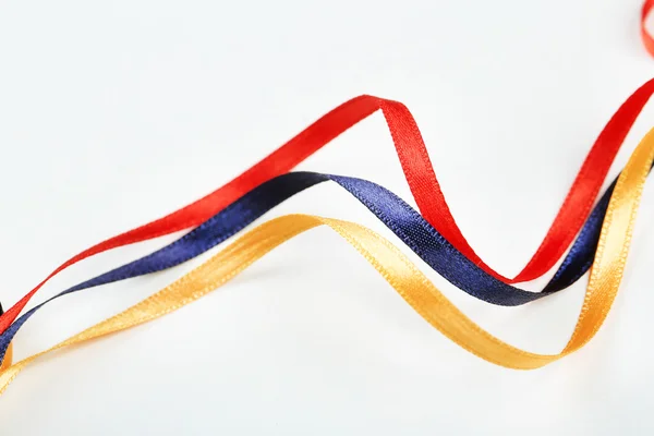 Colorful ribbons isolated — Stock Photo, Image