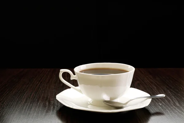 Tasse de café sur table en bois — Photo