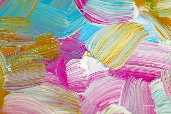 Abstract colorful brushstrokes — Stock Photo, Image