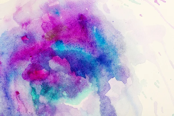 Watercolor texture on paper — Stock Photo, Image