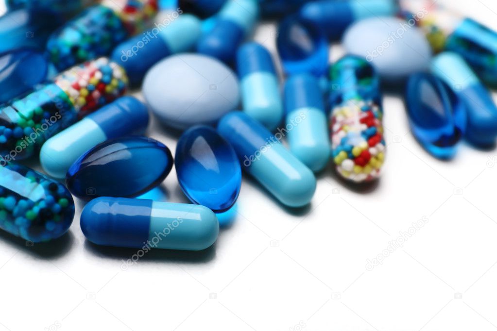 Pile of pills, closeup