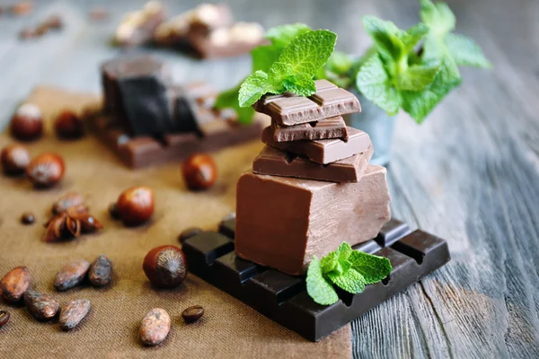 Gewürzschokolade — Stockfoto