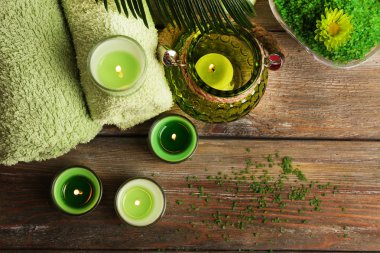 Güzel spa kompozisyonu