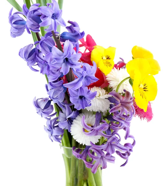 Schöner Strauß heller Blumen — Stockfoto