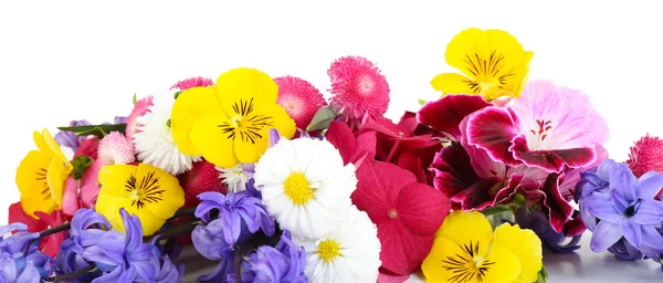 Fényes virágok gyönyörű csokor — Stock Fotó