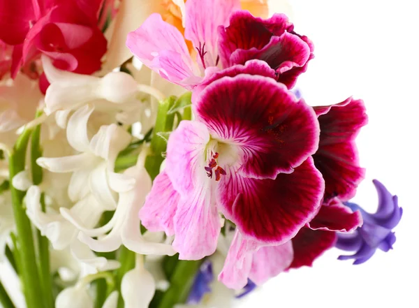 Schöner Strauß heller Blumen — Stockfoto