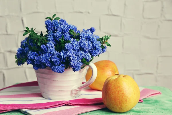 Schöner Strauß Muscari — Stockfoto