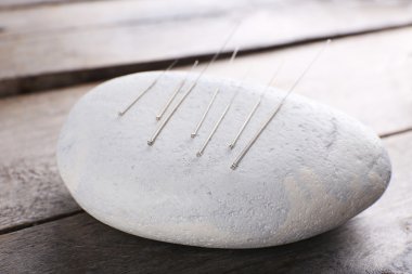 İğne akupunktur spa taş için