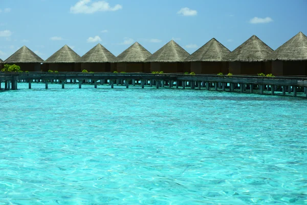 Ville d'acqua su sfondo oceano — Foto Stock