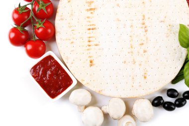 pizza pişirme için malzemeler