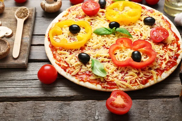 Food ingredients for pizza — Stock Photo, Image