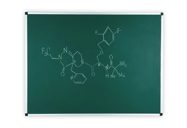 Molecuul modellen en formules — Stockfoto