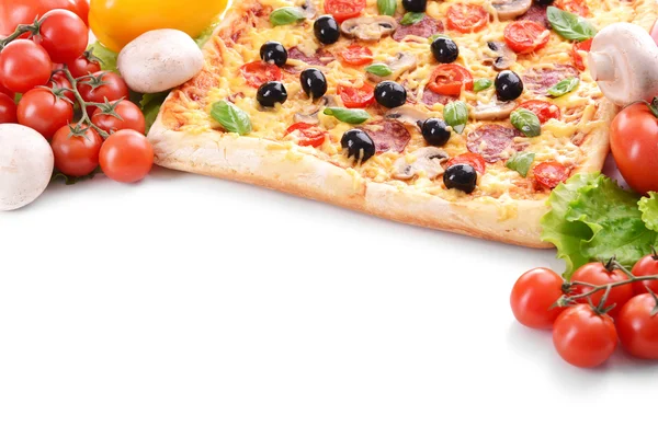 Heerlijke zelfgemaakte pizza — Stockfoto