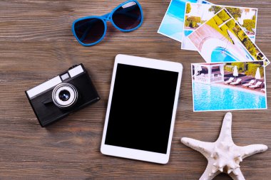 seyahat için rezervasyon bilet yakın çekim hazırlanıyor