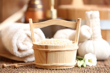 Güzel spa kompozisyonu