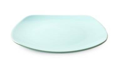 Boş renkli plaka üzerinde beyaz izole