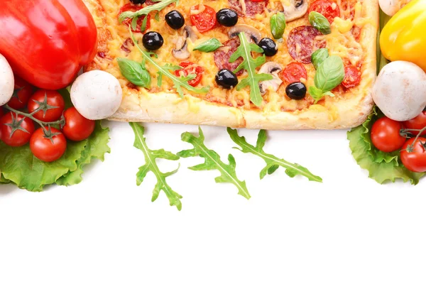 Delicious homemade pizza — Stock Photo, Image