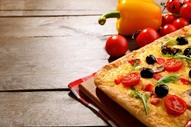 lezzetli ev yapımı pizza