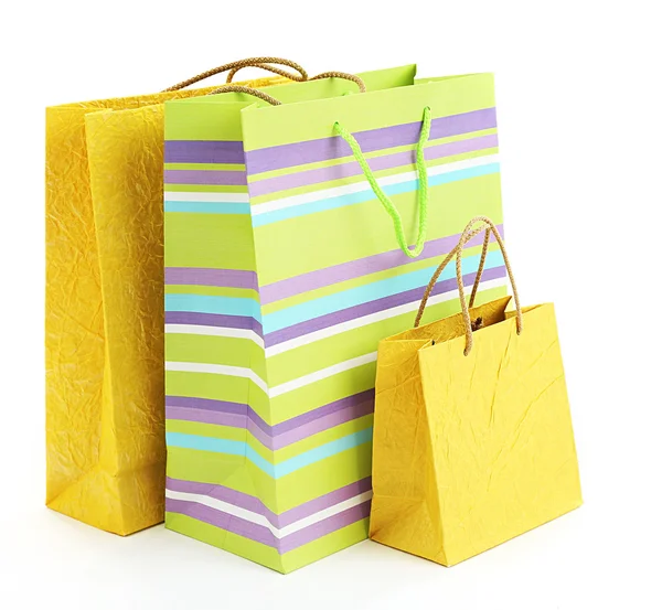 Colorful shopping paper bags — Stock Photo, Image