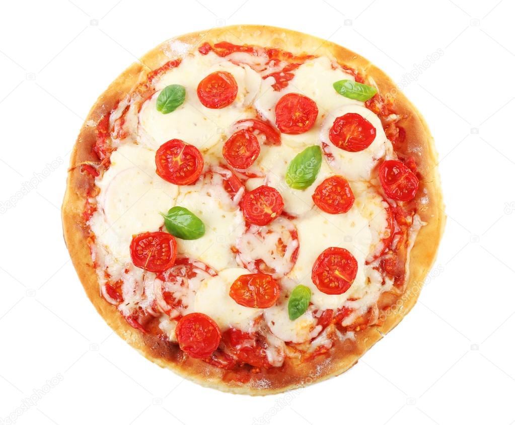 Delicious pizza with cheese