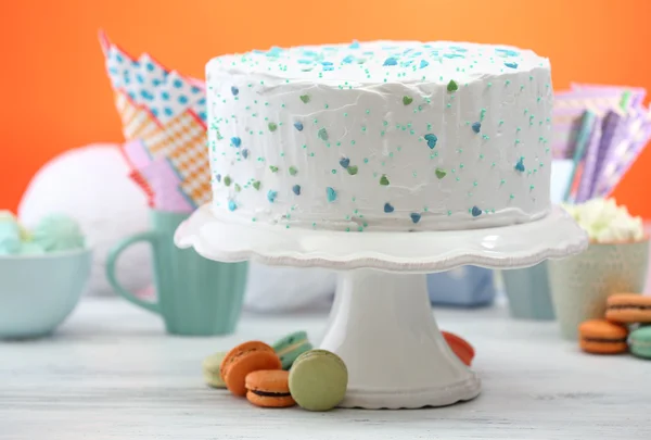 Birthday decorated cake — Stock Photo, Image