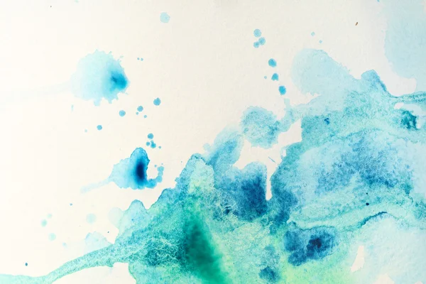 Watercolor texture on paper close-up — Stock Photo, Image