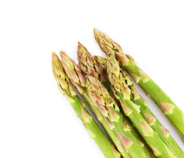Fresh asparagus isolated on  white — Stock Photo, Image